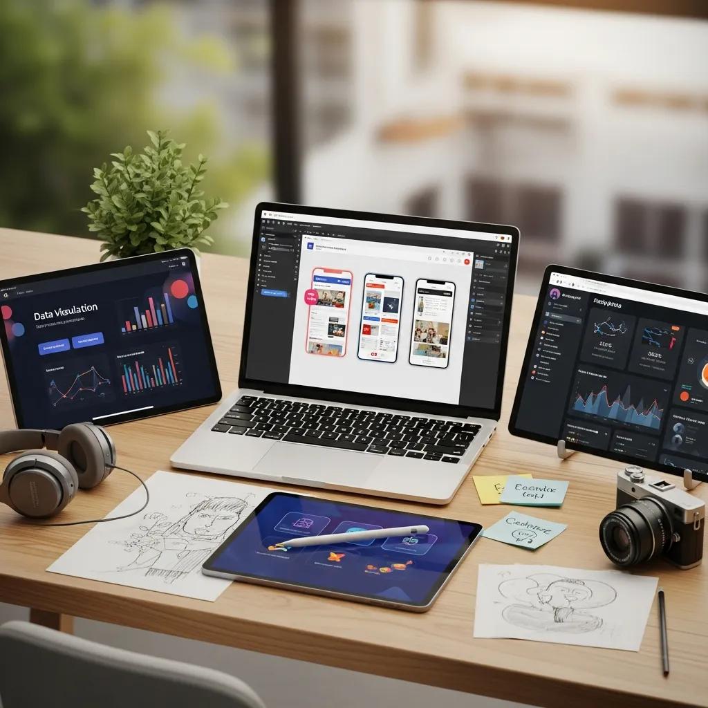Technology tools for creating interactive content displayed on various devices